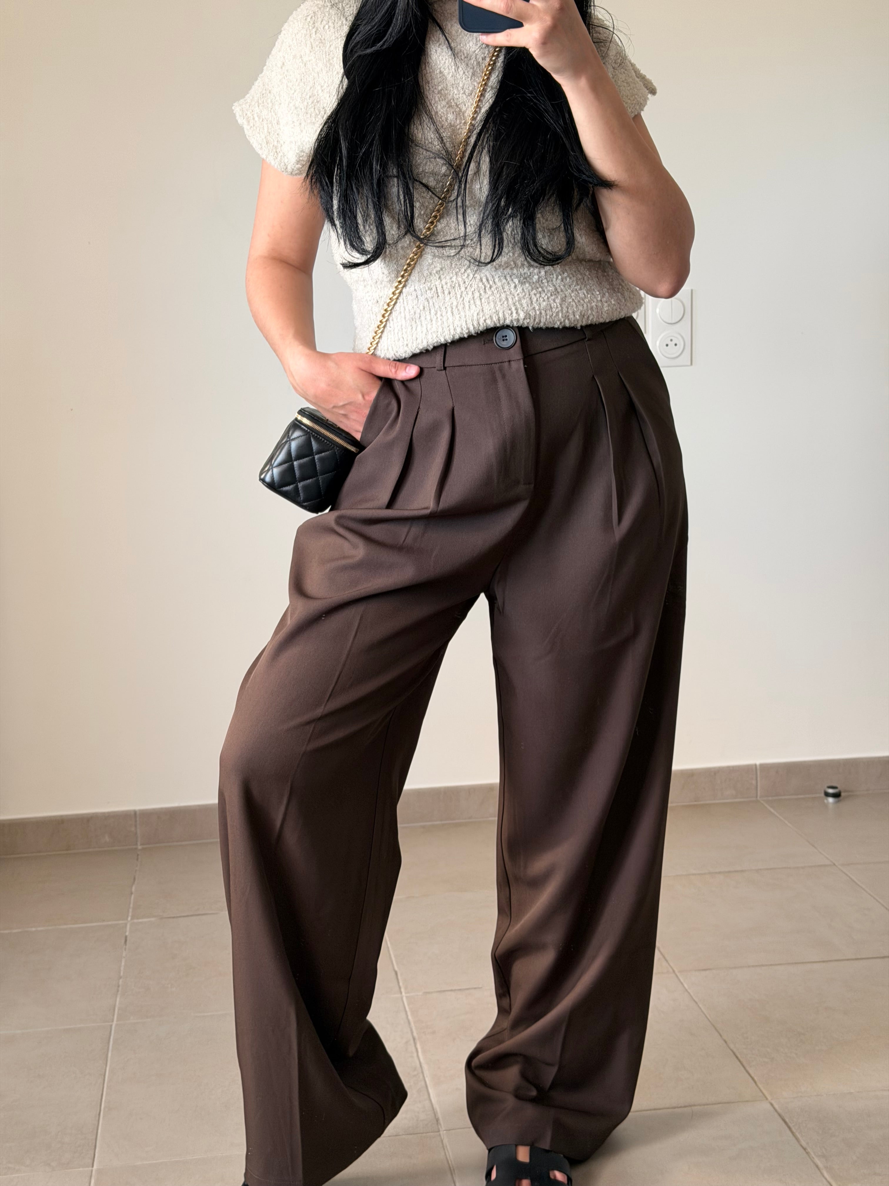 Pantalon à pince oversize