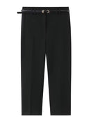 Pantalon capri avec ceinture